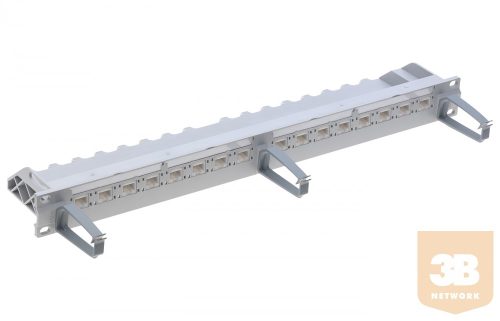 R&M R305886 19" 1U Patch Panel, 16 x RJ45/u, Cat.5e