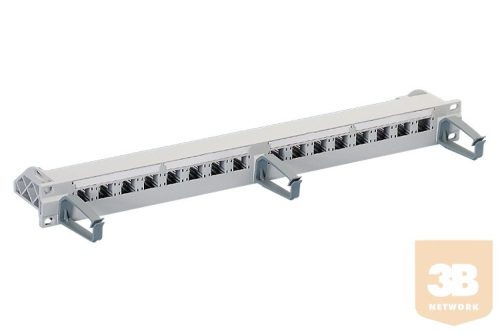 R&M R305890 19" 1U Patch Panel 16 port, üres