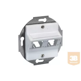 R&M R306010 Előlap 50x50-es ,2 Port, fehér R&M betétekhez