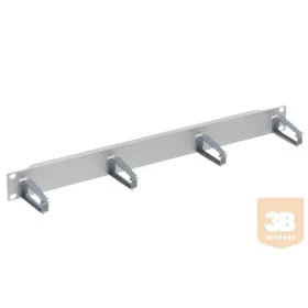 R&M R306179 1U gyűrűs panel, műanyag