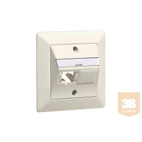   R&M R310788 Fali süllyesztett aljzatt, 88x88, 2x1Port + vakfedő