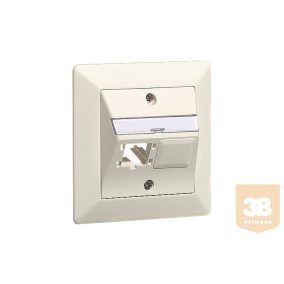   R&M R310788 Fali süllyesztett aljzatt, 88x88, 2x1Port + vakfedő