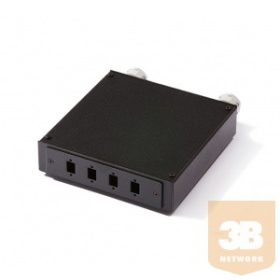   KELine RA-FO-04SC Elosztódoboz 4 x SC-SC, LC-LC Duplex vagy E2000-E2000 toldóhoz, üres