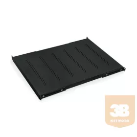   Triton RAB-UP-450-H4 450mm perforált polc rack szekrénybe, 1U, 19“, terhelhetősége 150kg