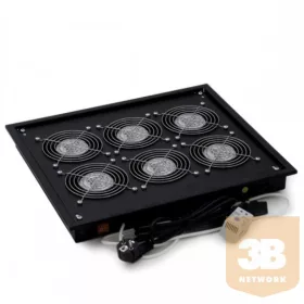   Triton RAX-CH-X05-X3 Tető vagy alapzat ventilátor rack szekrénybe, 90W (6x ventilátor, termosztáttal)