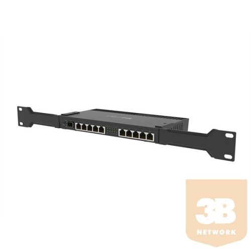 MIKROTIK Vezetékes Router RouterBOARD RB4011IGS+RM 10 x Gigabites port, 1 x SFP+, RJ45 soros port, Rack L5