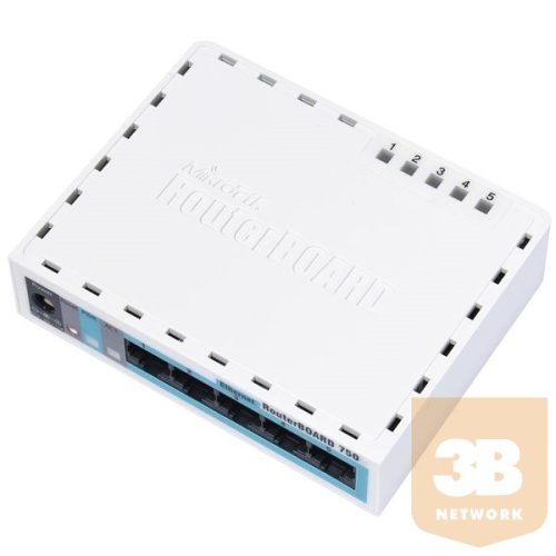 MIKROTIK Vezetékes Router 5 x 10/100 RJ45 RouterBOARD RB750 r2