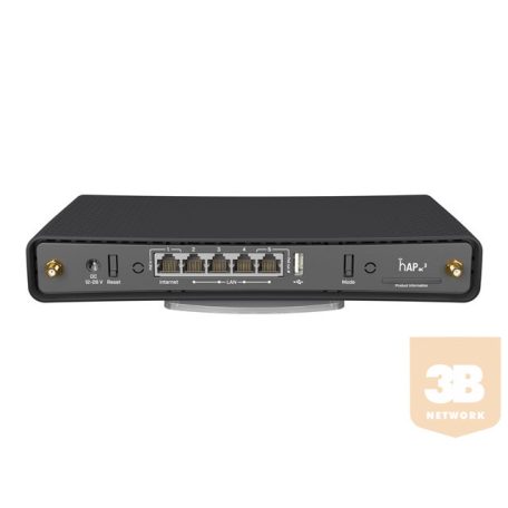 MIKROTIK RBD53iG-5HacD2HnD hAP ac3 WiFi Router AC Dual Band 5x RJ45 1000Mb/s 1xPoE 1xUSB
