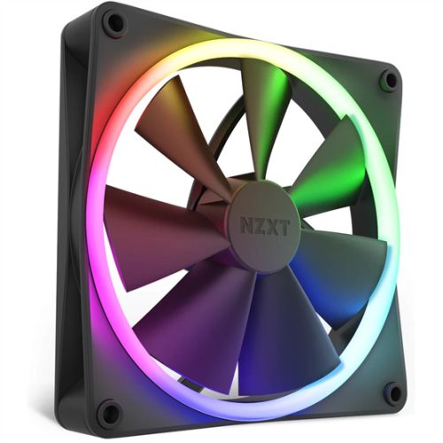 FAN NZXT F140 RGB Duo - 140mm - fekete - RF-D14SF-B1 (single pack)