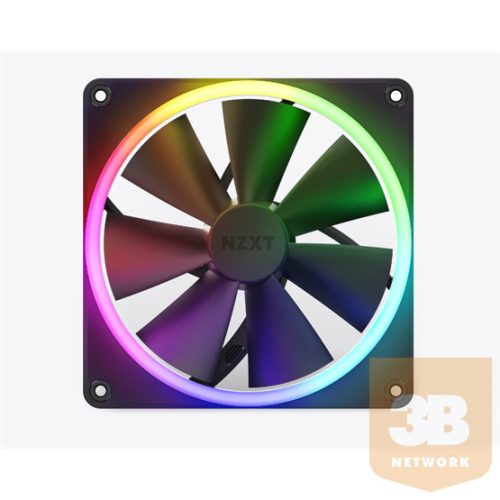 FAN NZXT F140 RGB - 140mm - fekete - RF-R14SF-B1