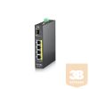 ZYXEL Switch - RGS100-12P, 5 Port unmanaged PoE, 120 Watt PoE, DIN Rail, IP30, 12-58V DC