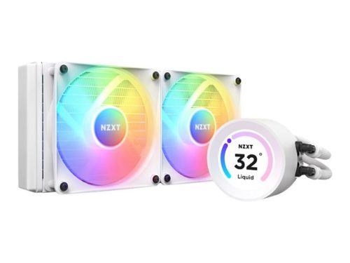 NZXT CPU water cooling Kraken Elite 240 RGB LCD White