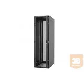   Triton RMA-42-A69-BAY-A1-OZA 42U 19-os szerver rack szekrény szélessége 600 mm, mélysége 900 mm, füstüvegből ajtó