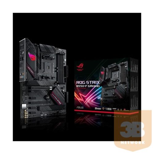 Asus Alaplap - AMD ROG STRIX B550-F GAMING AM4 (B550, 4xDDR4 5100MHz, 6xSATA3, 2x M.2, 6xUSB2.0, 8xUSB3.2)