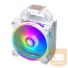 COOLER MASTER CPU hűtő HYPER 212 HALO WHITE +LGA1700, ARGB, Univerzális