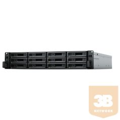   SYNOLOGY NAS 12 fiókos RS3621RPxs Intel Xeon D-1531 6x2,2GHz, 8GB DDR4, 4x1GbE, 2xUSB3.2