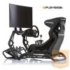 Playseat® Szimulátor cockpit - Sensation Pro Black (Tartó konzolok: kormány, pedál, TV Konzol 55"-ig, fekete)