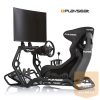 Playseat® Szimulátor cockpit - Sensation Pro Black (Tartó konzolok: kormány, pedál, TV Konzol 55"-ig, fekete)