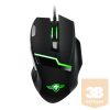 Spirit of Gamer Egér - PRO-M10 (Optikai, USB, 5000DPI, 8 gomb, harisnyázott kábel, fekete)