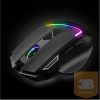 Spirit of Gamer Egér - PRO-M3 RGB (Optikai, 7200DPI, 8 gomb, súlyozható, harisnyázott kábel, fekete) + egérpad