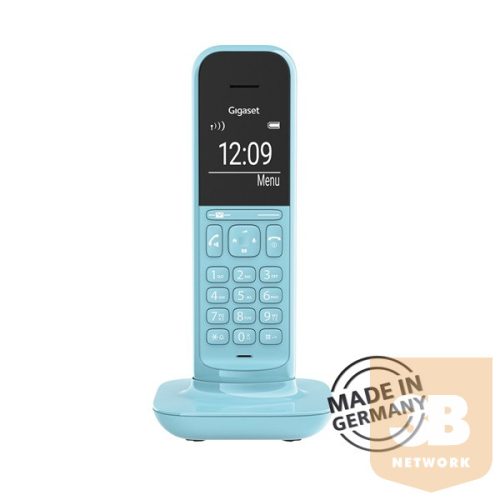 GIGASET ECO DECT Telefon CL390A, legtisztább kék, üzenetrögzítő