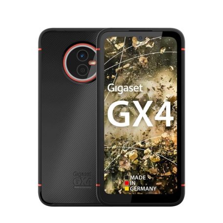 GIGASET GX4, 5G, Bt5.2, NFC, 6/128GB, IP68 víz- és porálló, Dual SIM, Android 12, kivehető akku