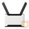 MIKROTIK Wireless Router DualBand, 4x1000Mbps+ 1x2,5Gbps, Chateau LTE18, 1xMicroSIM,Asztali -S53UG+5HaxD2HaxD-TC&EG18-EA