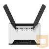 MIKROTIK Wireless Router DualBand, 4x1000Mbps+ 1x2,5Gbps, Chateau LTE18, 1xMicroSIM,Asztali -S53UG+5HaxD2HaxD-TC&EG18-EA