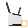 MIKROTIK Wireless Router DualBand, 4x1000Mbps+ 1x2,5Gbps, AX1800, Chateau LTE6 ax, 1xMicroSIM, Asztali