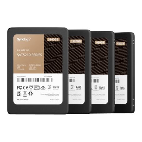 SYNOLOGY SSD SAT5210 3.84TB 2.5inch SATA 6Gb/s 530MB/s read 500MB/s write