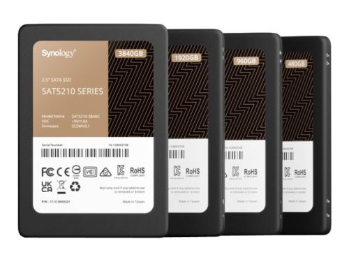 SYNOLOGY SSD SAT5210 3.84TB 2.5inch SATA 6Gb/s 530MB/s read 500MB/s write