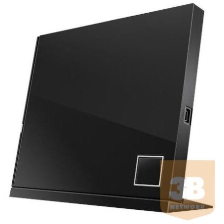 ASUS External Slim Blu-ray Writer, Black, SBW-06D2X-U/BLK/G/AS
