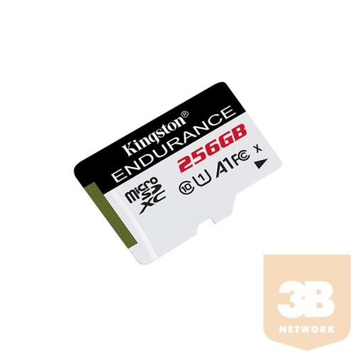 KINGSTON Memóriakártya MicroSDXC 256GB High Endurance 95R/45W C10 A1 UHS-I