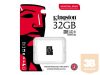 KINGSTON 32GB microSDHC Industrial C10 A1 pSLC Card Single Pack w/o Adapter