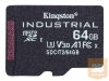 KINGSTON 64GB microSDXC Industrial C10 A1 pSLC Card Single Pack w/o Adapter