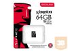 KINGSTON 64GB microSDXC Industrial C10 A1 pSLC Card Single Pack w/o Adapter