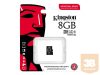 KINGSTON 8GB microSDHC Industrial C10 A1 pSLC Card Single Pack w/o Adapter