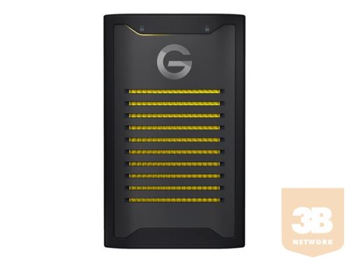 SANDISK Professional G-DRIVE ArmorLock SSD 1TB 1000MB/s USB-C 10Gbps Ultra-Rugged Encrypted Portable NVMe SSD - Black