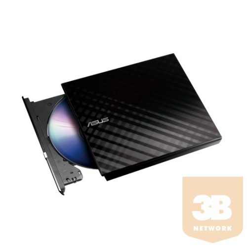 ODD Külső DVD író Asus SDRW-08D2S-U Lite Fekete Dobozos Slim