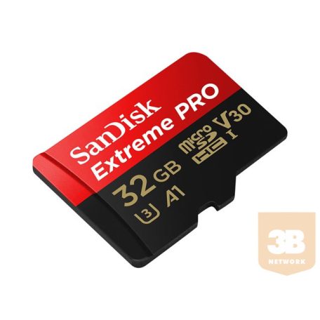 SANDISK SDSQXCG-032G-GN6MA SANDISK EXTREME PRO microSDHC 32GB 100/90 MB/s A1 C10 V30 UHS-I U3