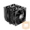 ID-Cooling CPU Cooler - SE-206-XT (15.2-35.2 dB; max 129,39 m3/h; 4Pin csatlakozó, 6 db heatpipe, 2x12cm, PWM)