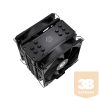 ID-Cooling CPU Cooler - SE-225-XT BLACK V2 (15.2-35.2 dB; max 129.39 m3/h; 4Pin csatlakozó, 5 db heatpipe, 2x12cm, PWM)