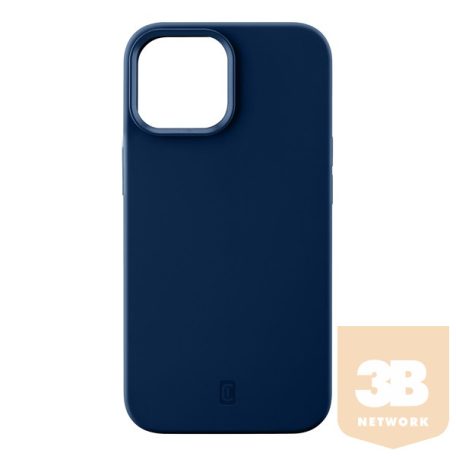 Cellularline tok iPhone 13 Pro SENSATIONIPH13PROB puha műanyag tok Microban® technológiával, kék