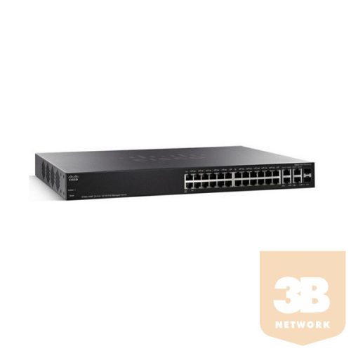 CISCO Switch 24x100Mbps+2x100Mbps L2-L3 SF350-24