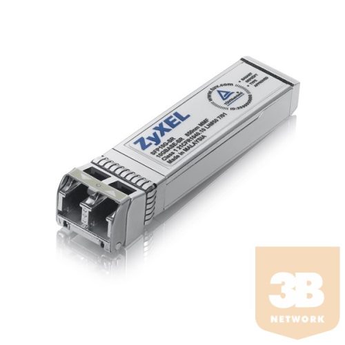 ZYXEL 10G SFP+ modul, Wavelength 850nm, Short range (300m), Double LC connector