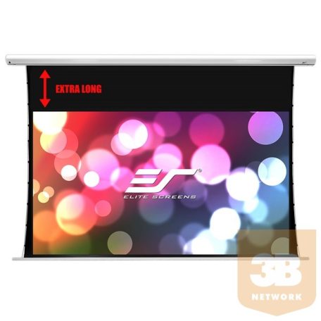 EliteScreens 100" (16:9) motoros fali vászon Saker SKT100XH-E24-AUHD (222 x 125 cm, Fehér, Oldalfeszített)