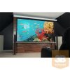 EliteScreens 100"(16:9) motoros fali vászon Saker Tab SKT100XHW-E24 (222 x 125 cm, Fehér, Oldalfeszített)