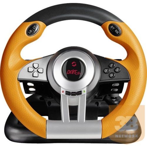 Speedlink SL-6695-BKOR-01 DRIFT O.Z. Racing Wheel PC kormány, fekete-narancssárga