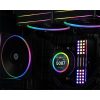 ID-Cooling CPU Water Cooler - SL360 (25dB; max. 132,52 m3/h; 3x12cm, A-RGB LED, fekete)