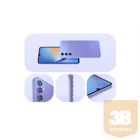 SAMSUNG Okostelefon Galaxy A34 5G (Király Lila, 128 GB)